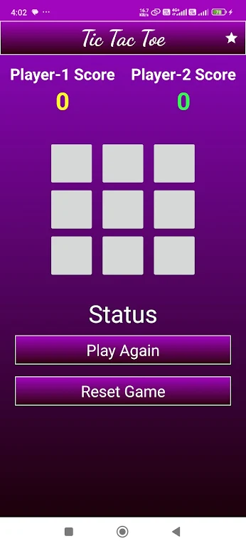 Tic Tac Toe Game App Captura de pantalla 0