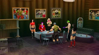 Beat Em Up Wrestling Game экрана 2