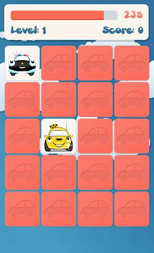 Cars memory game for kids Screenshot 3