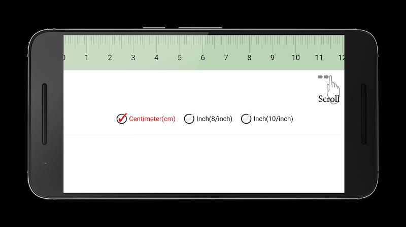 Tape measure: cm, inch Captura de tela 0