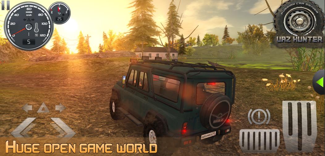 Russian Car Driver UAZ HUNTER Mod Captura de pantalla 0