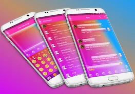 SMS Messages Glass Gradient ဖန်သားပြင်ဓာတ်ပုံ 0