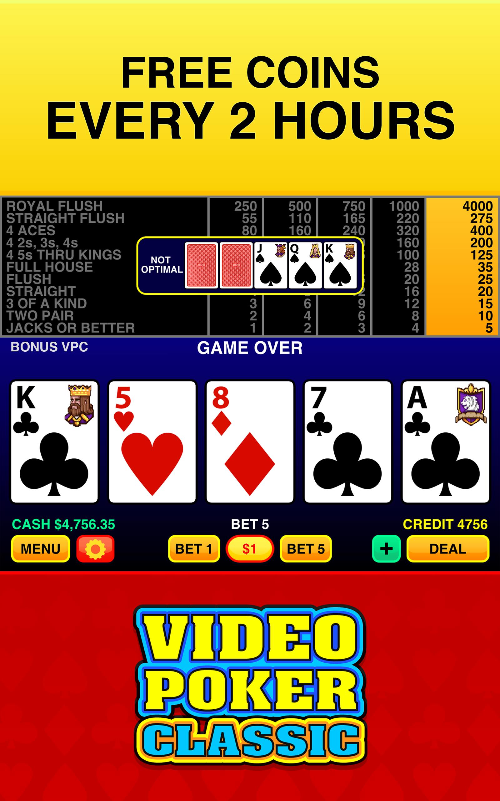 Video Poker Classic ® ảnh chụp màn hình 3