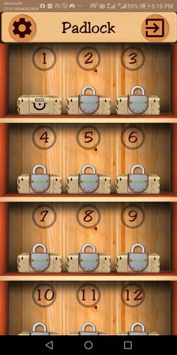 Open The Lock(padlock puzzle) 스크린샷 0