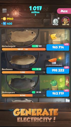 Hamsters: Idle Gameスクリーンショット1