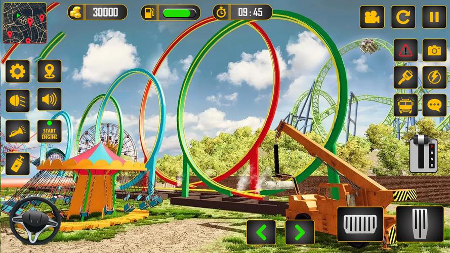Roller Coaster Builder Game capture d’écran 3