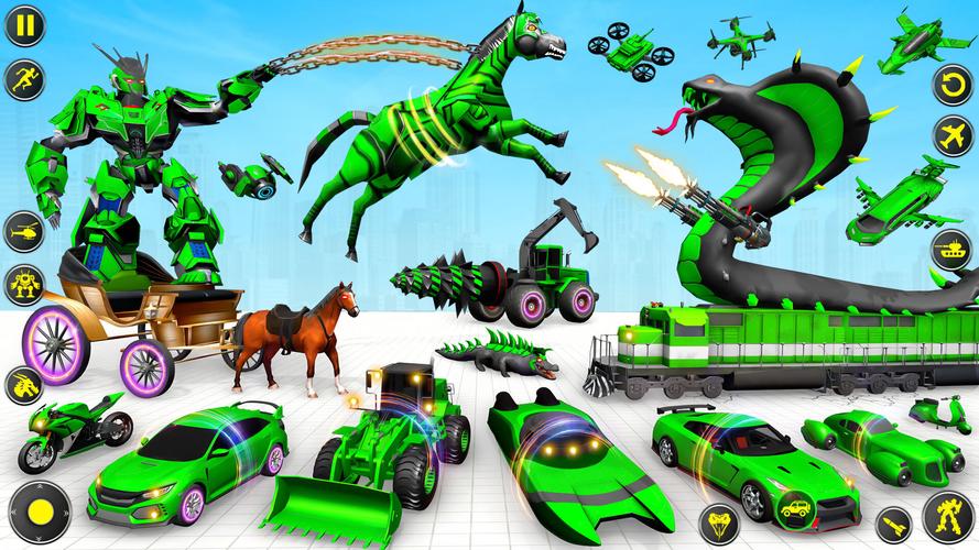 Horse Robot: Car Robot Gamesスクリーンショット1