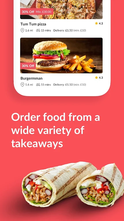 Foodhub - Online Takeaways屏幕截圖0
