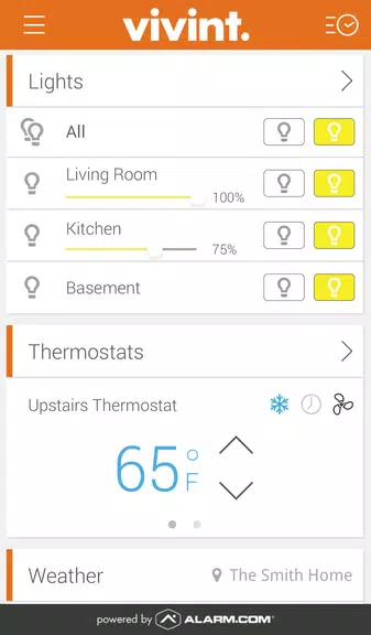 ภาพหน้าจอ Vivint Classic 1