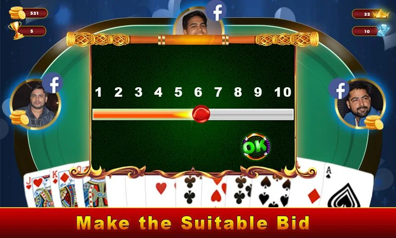 Call Break Gold Spades: Play Original Card Games屏幕截圖2