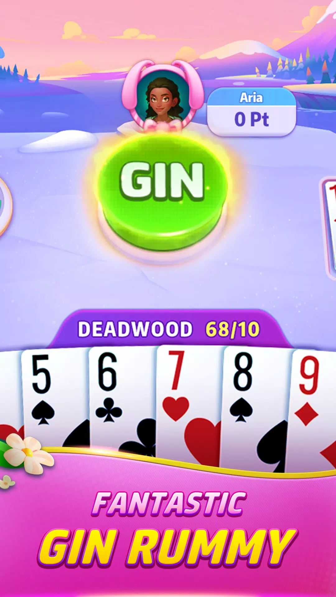Gin Rummy Frenzy屏幕截圖3