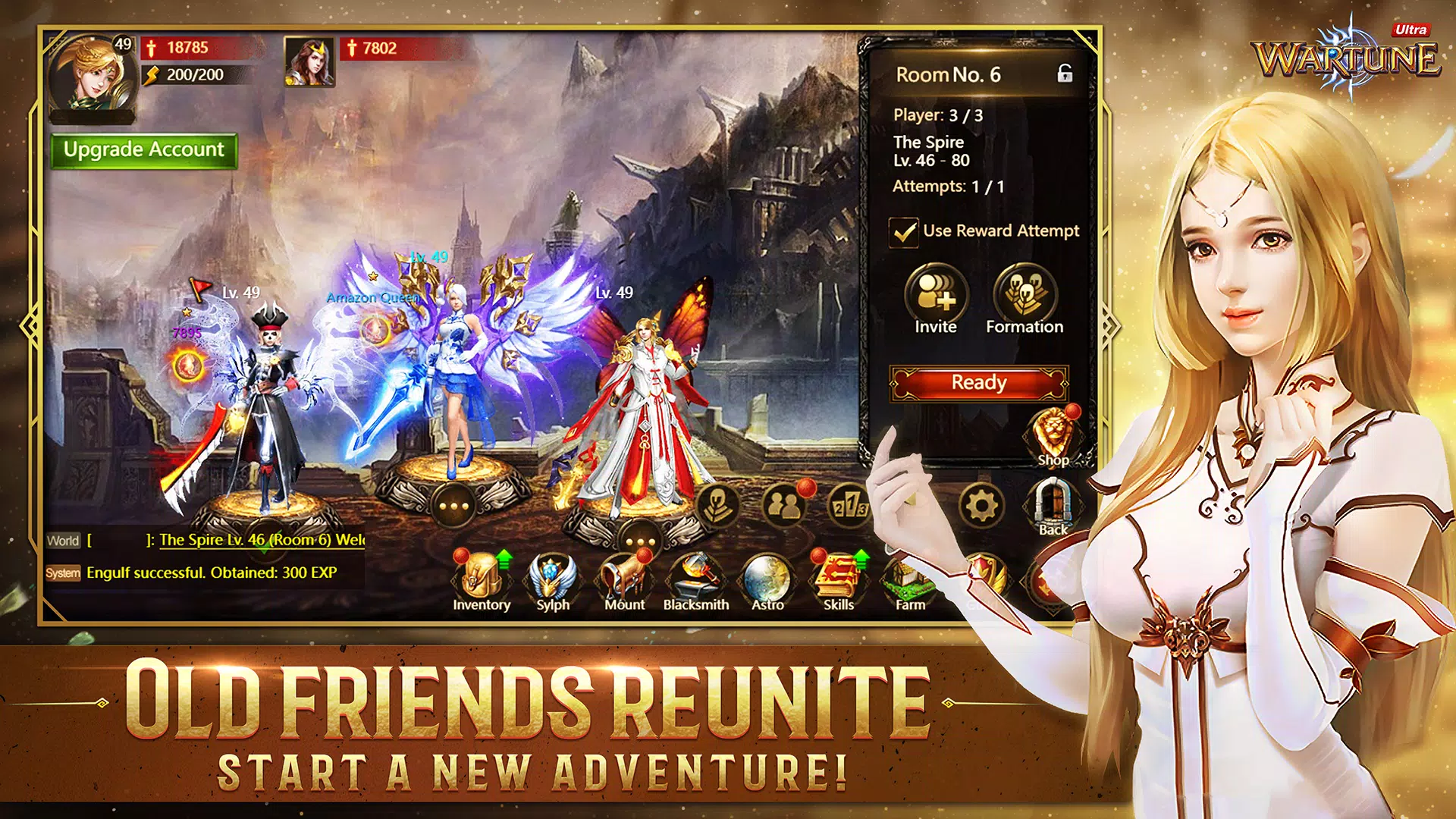 ภาพหน้าจอ Wartune Ultra 1