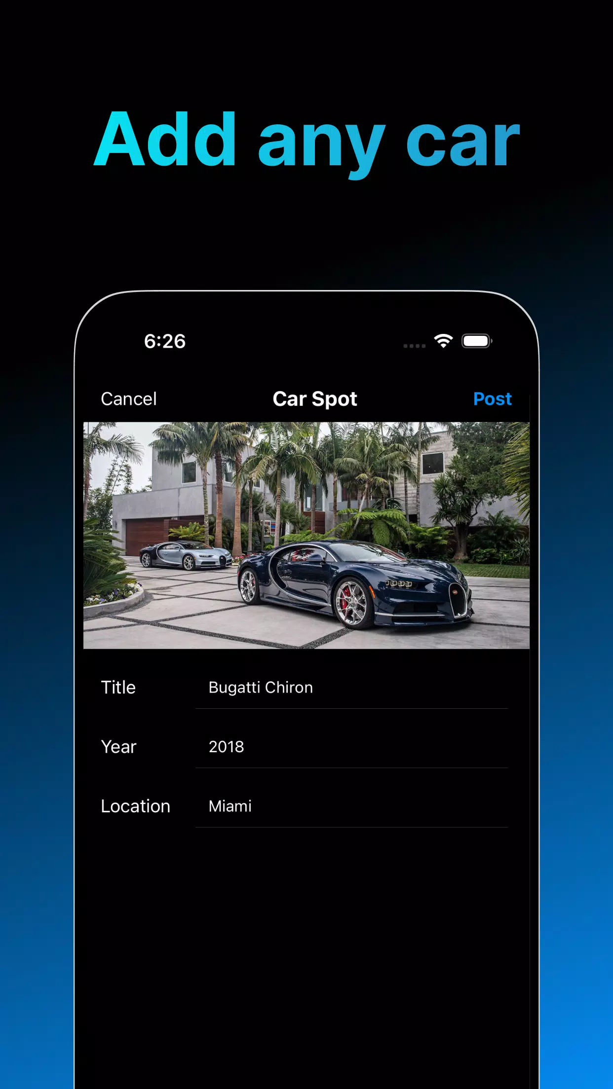 Car Spotting App ảnh chụp màn hình 3