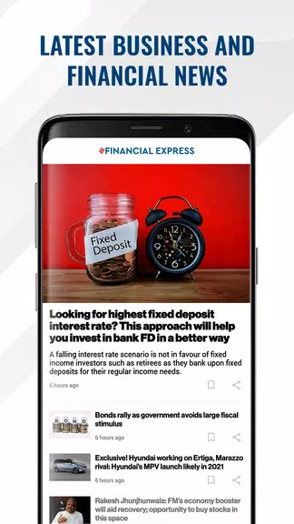 Financial Express-Market News capture d’écran 0