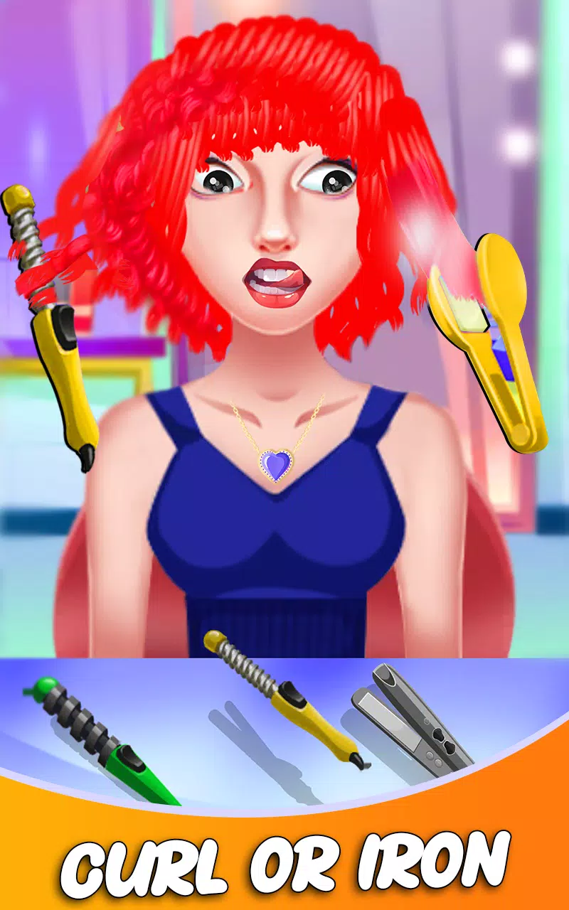 Fashion Girls Hair Salon Games экрана 1