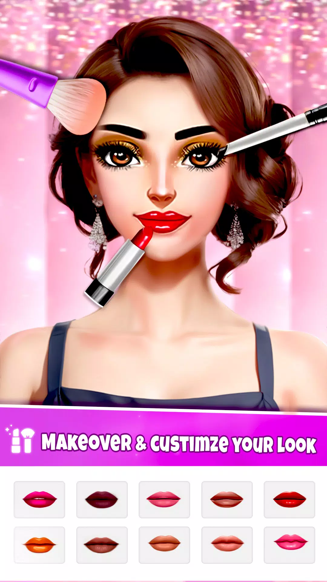 Fashion Dress Up, Makeup Game screenshot 0