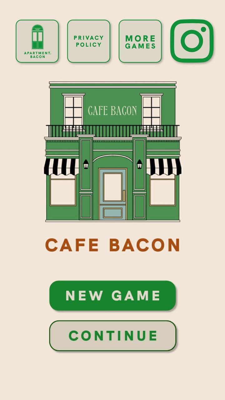 CAFE BACON : room escape Captura de tela 0