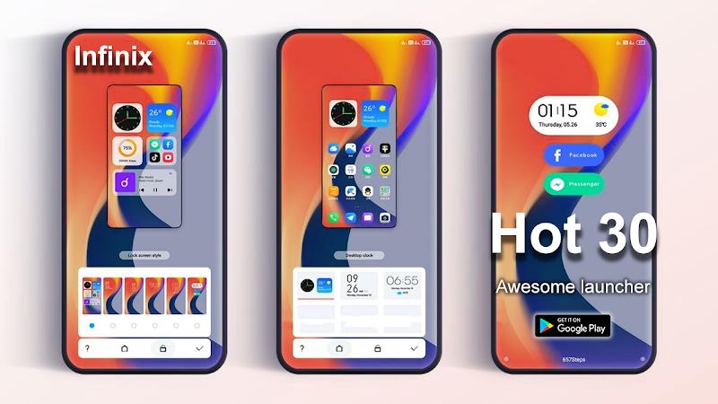 Infinix Hot 30 Launcher:Themes Captura de pantalla 2