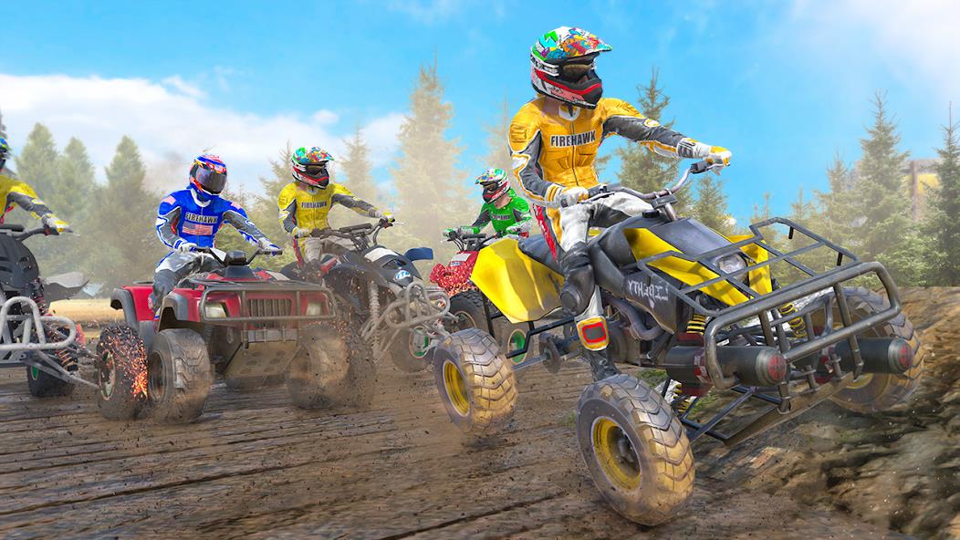 ATV Quad Bike Derby Games 3D Mod Capture d'écran 2