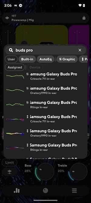 Poweramp Equalizer ปรับแต่งการตั้งค่าอีควอไลเซอร์อันทรงพลัง ปรับแต่งเสียงตามความต้องการของคุณ โดยใช้การตั้งค่าล่วงหน้าหรือสร้างภาพเสียงที่เป็นเอกลักษณ์ ปรับแต่งความถี่ จัดการเสียงเบส และเสียงแหลม และใช้เครื่องมือขั้นสูงเพื่อเปลี่ยนประสบการณ์การฟังของคุณ<strong><img src=