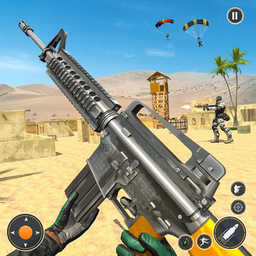 Gun Games Offline 3D Shooting captura de pantalla 0