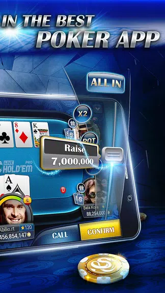 Live Hold’em Pro Poker screenshot 1