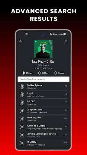 GetMp3 - Mp3 music downloader屏幕截圖1