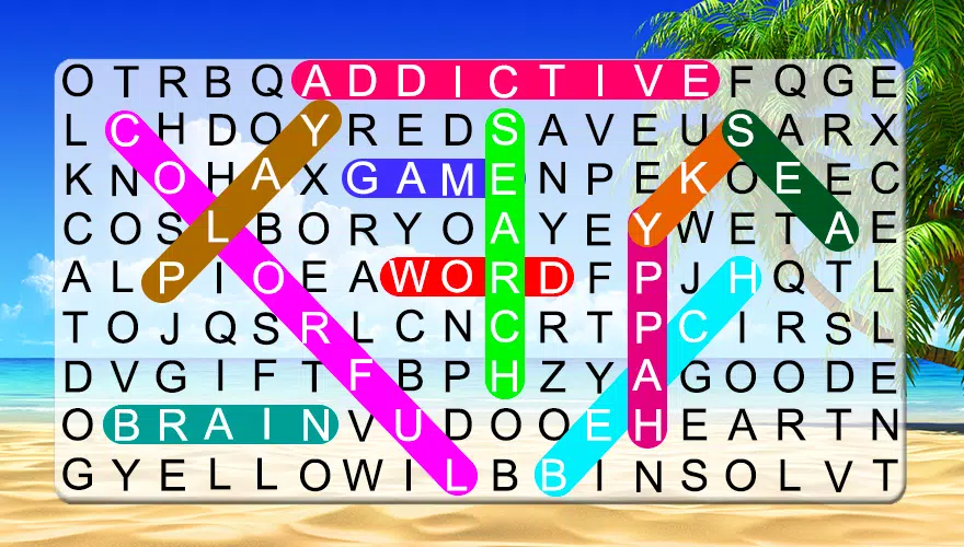 Word Search : Find Hidden Word 스크린샷 1