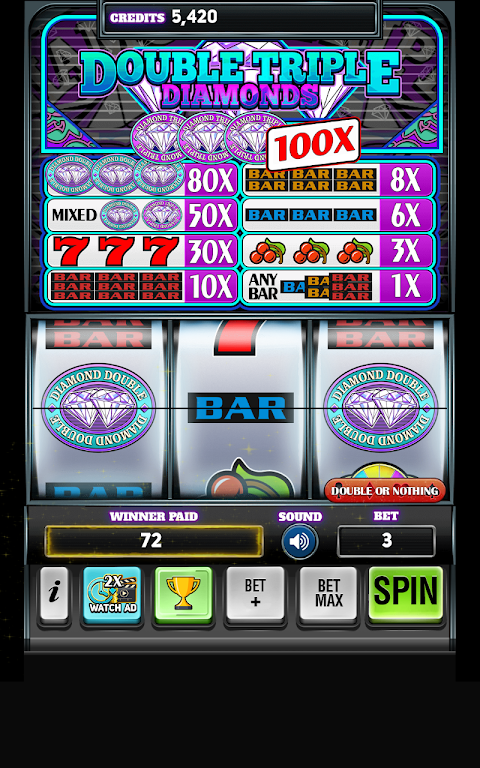 Diamond Deluxe Casino - Free Slot Machines屏幕截圖2