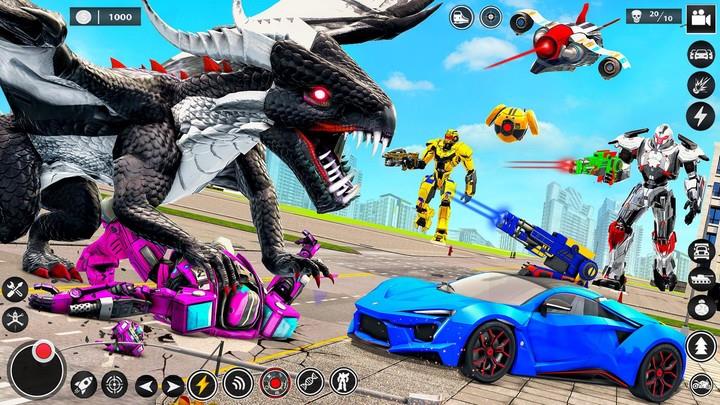 Bee Robot Car Transform Games Ekran Görüntüsü 1