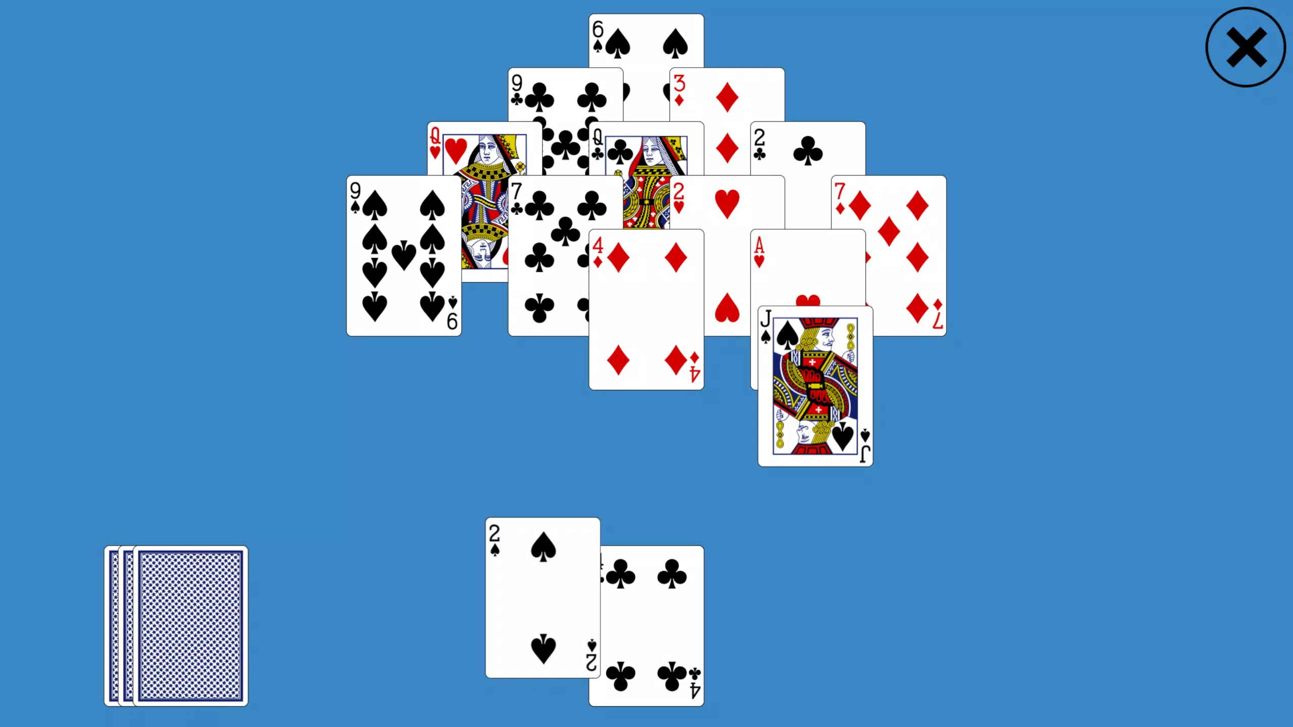 Classic Pyramid Solitaire экрана 2