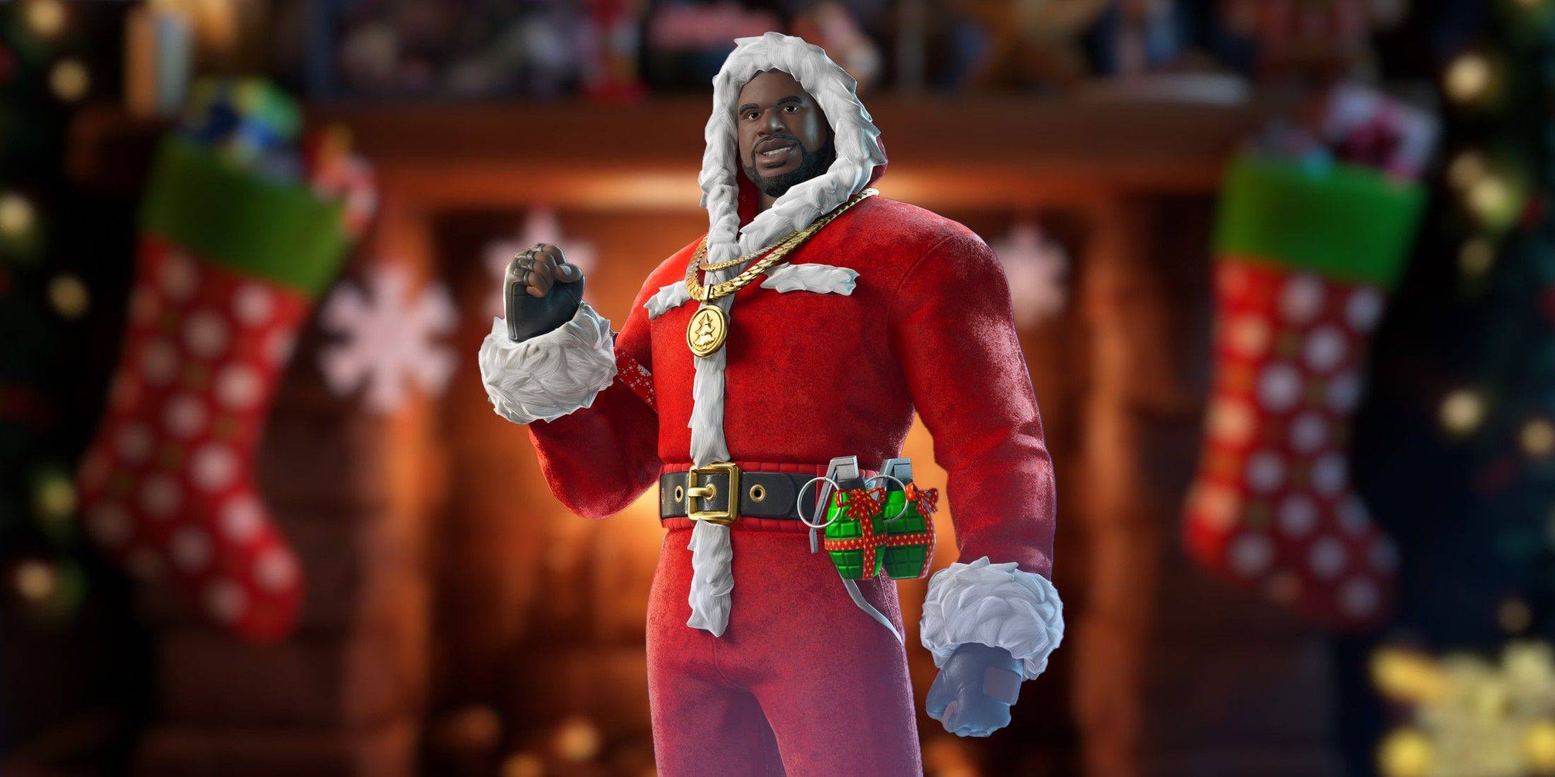 Fortnite: วิธีรับสกิน Santa Shaq