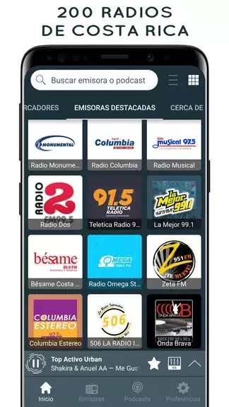 Screenshot Radios de Costa Rica Online 0