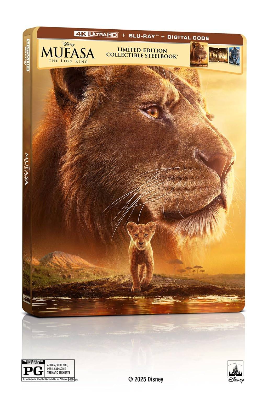 La 4K Steelbook di Mufasa è ora disponibile per il preordine