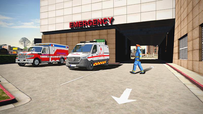 Hospital Driver Ambulance Game captura de pantalla 3