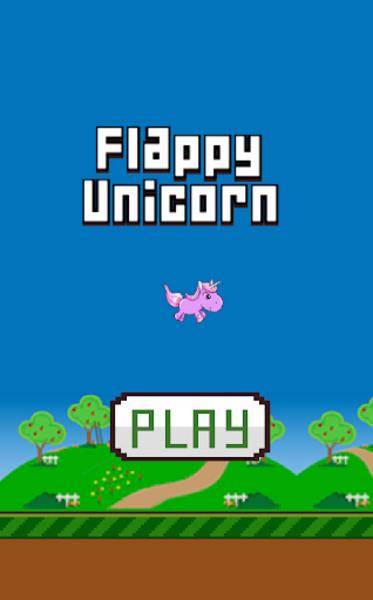 Flappy Unicorn Capture d'écran 0