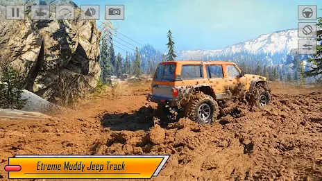 Offroad Driving Jeep Simulator capture d’écran 0