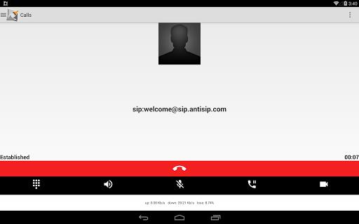 Voip By Antisip (+Video) capture d’écran 1