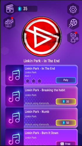 Linkin Park Tiles Rush - Hop capture d’écran 1