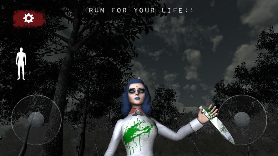 Scary Dancing Lady Horror game экрана 1