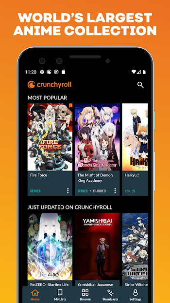 Crunchyroll 스크린샷 1