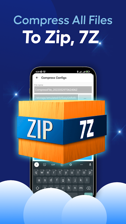 Pro 7-Zip, Unzip Rar Extractor Captura de tela 1