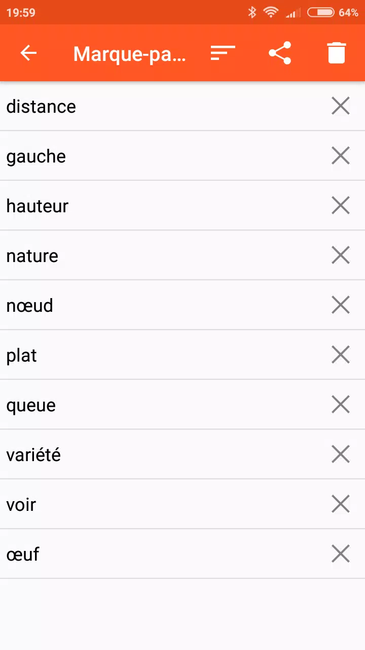 Screenshot Dicionário de francês 3