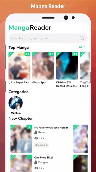 ภาพหน้าจอ Manga Reader- Best Free Manga Online & Offline 3