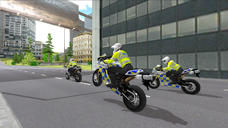 Police Motorbike Simulator 3D capture d’écran 1