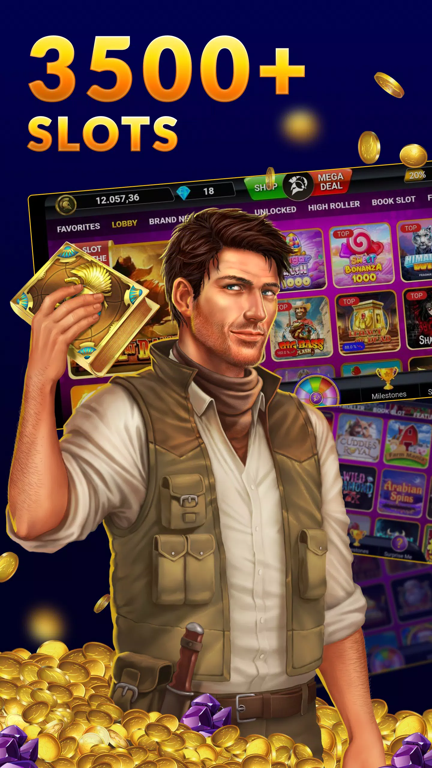 SpinArena Online Casino Slots captura de pantalla 0