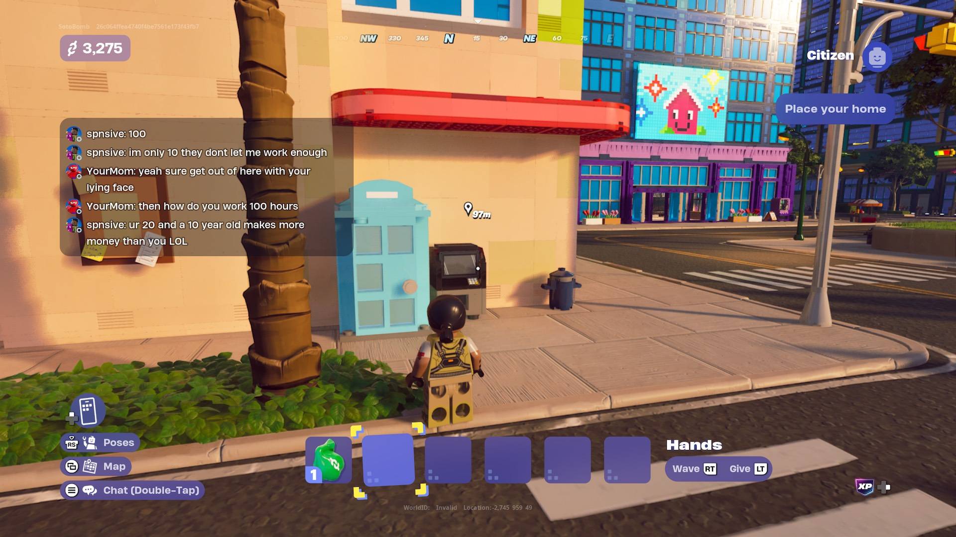 Waar vind je alle  ATM locaties in LEGO Fortnite Brick Life