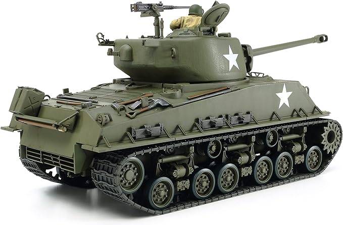 Tamiya Tamiya 35346 1/35 US ถังกลาง M4A3E8 Sherman Model Model Kit