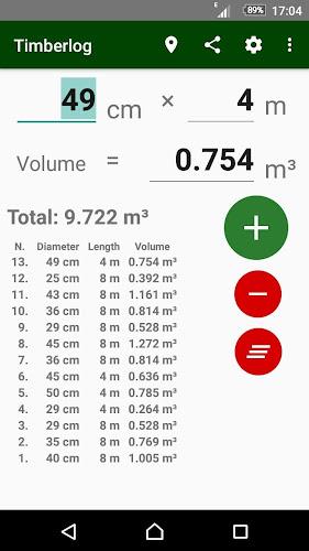 Timberlog - Timber calculator ကိုဖန်သားပြင်2