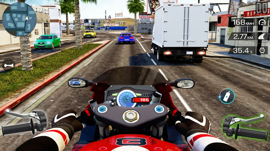 Schermata Highway Bike Riding Simulator 2